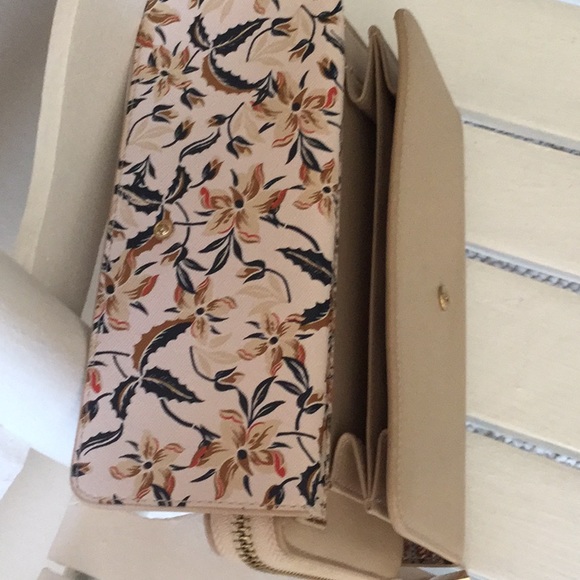 🛍️SOLD Spartina Crossbody Purse Wallet Handbag  Like New Cream Tan - Picture 7 of 16